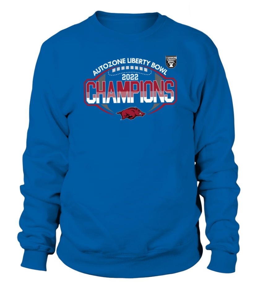 2022 Liberty Bowl Champions Arkansas Razorbacks Sweatshirt