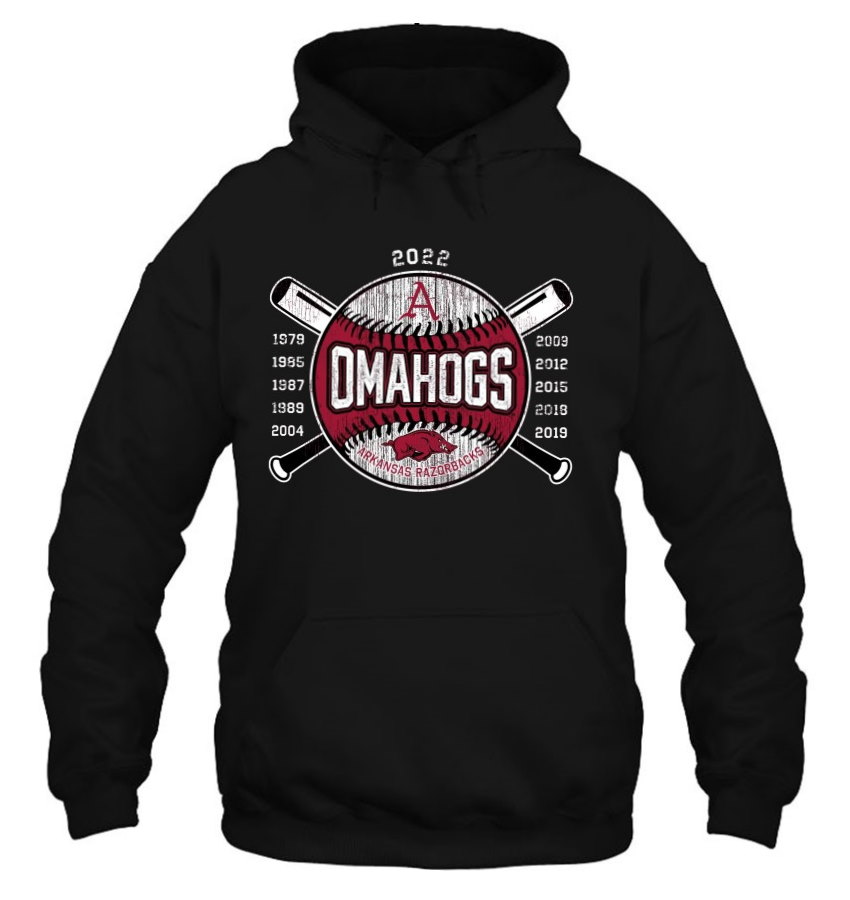 2022 Omahogs Years Arkansas Razorbacks Baseball 1979 2022 Vintage T Shirt