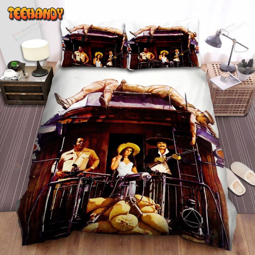 100 Rifles (1969) Theater Movie Poster Spread Comforter Bedding Sets