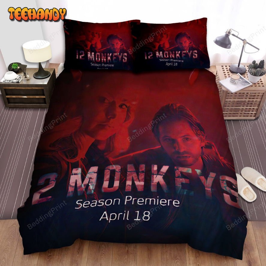 12 Monkeys (2015-2018) Season Premiere Movie Poster Bedding Sets