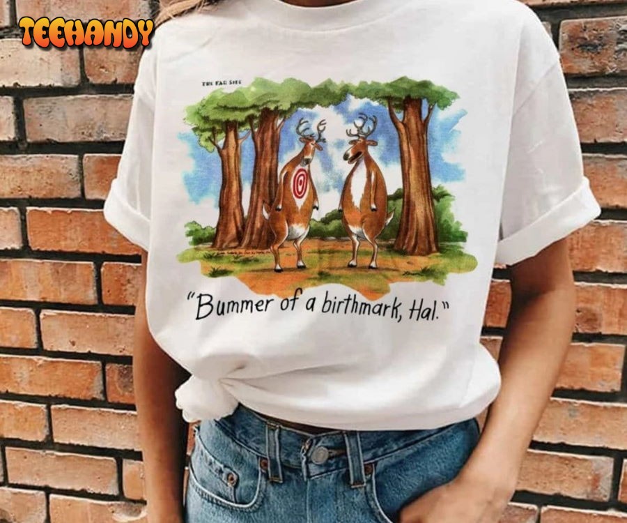 1990s The Far Side Bummer Of A Birthmark T-Shirt, The Far Side T-Shirt