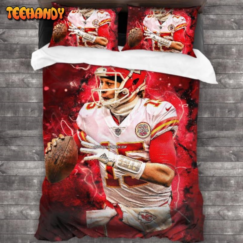 100 Washed Microfiber NFL Kansas City Chiefs Logo Bedding Set