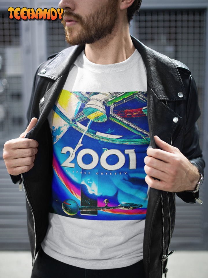 2001 A Space Odyssey Movie Soft T-Shirt, 60’s Movie Nostalgia T Shirt