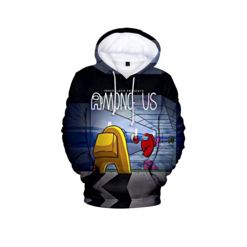 2022 Among Us New Boys Over Print Hoodie 3D