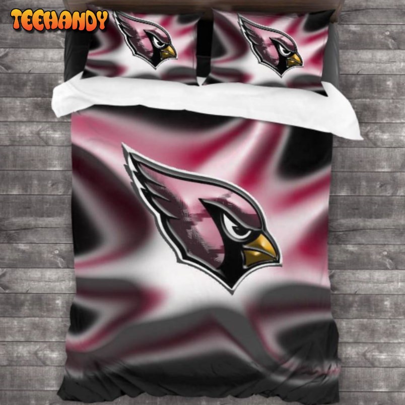 100 Washed Microfiber NFL Arizona Cardinals Logo Bedding Set