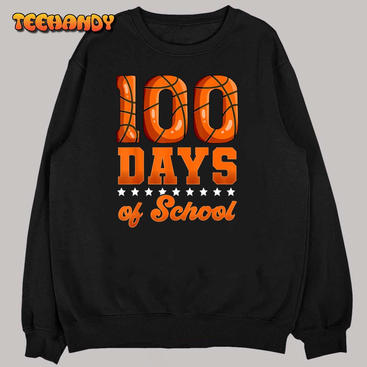 100 Days Of School Basketball Unisex T-Shirt