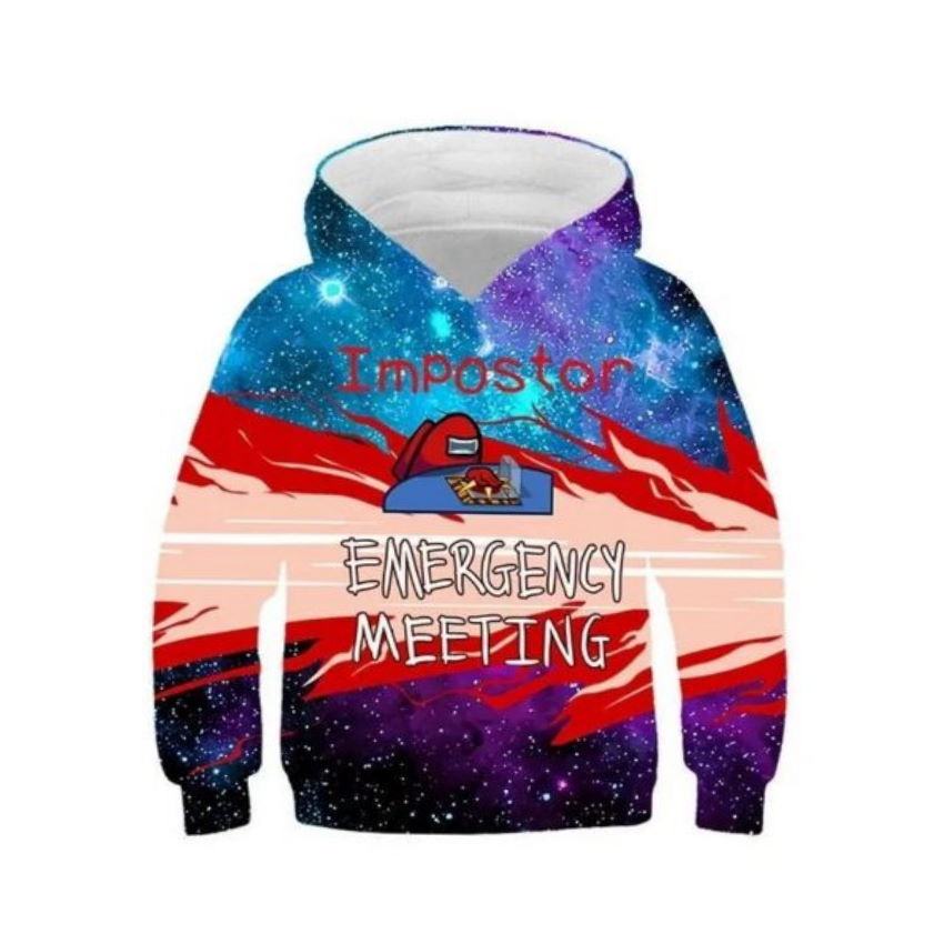2022 Among Us New Over Print 3d Hoodie 3D