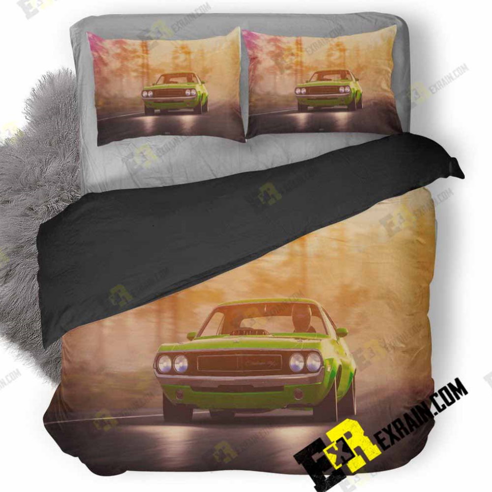 1970 Dodge Challenger Rt From The Crew Yf 3D Bedding Set