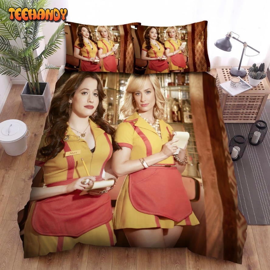 2 Broke Girls (2011-2017) Movie Poster Theme 2 Duvet Cover Bedding Sets