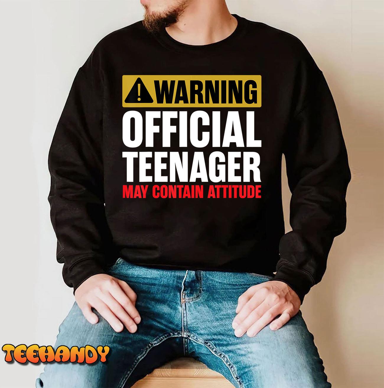 13 Birthday Official Teenager Boy 13yr Math 13th Birthday T-Shirt