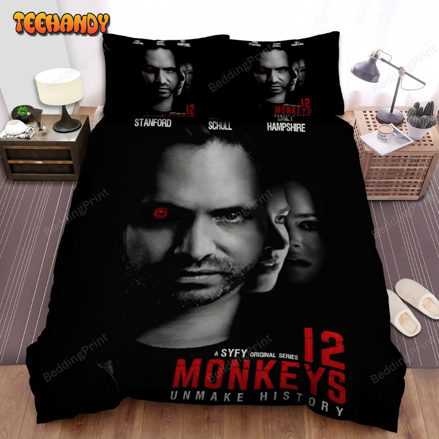 12 Monkeys (2015-2018) A Syfy Original Serries Movie Poster Bedding Sets